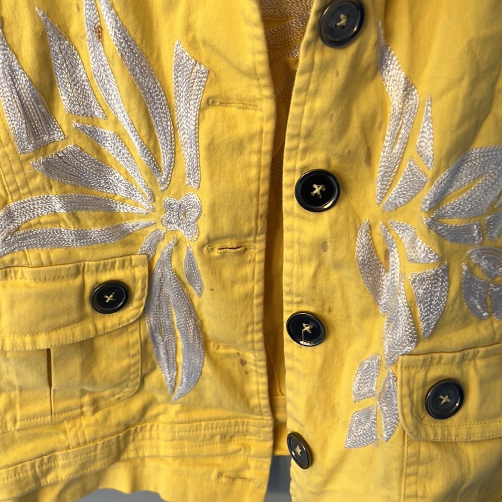 Casual Living jacket with floral detail 1X - Picture 3 of 3
